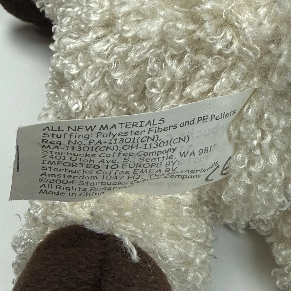 Starbucks Bear In Sheep Costume Bell‎ Coffee Plush Bearista 31st Edition Vintage